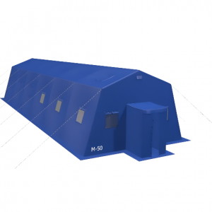 Армейская палатка "М50" ПВХ(Вместимость - до 50 человек)